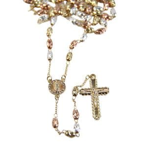 Three colors 3 Necklace Rosary